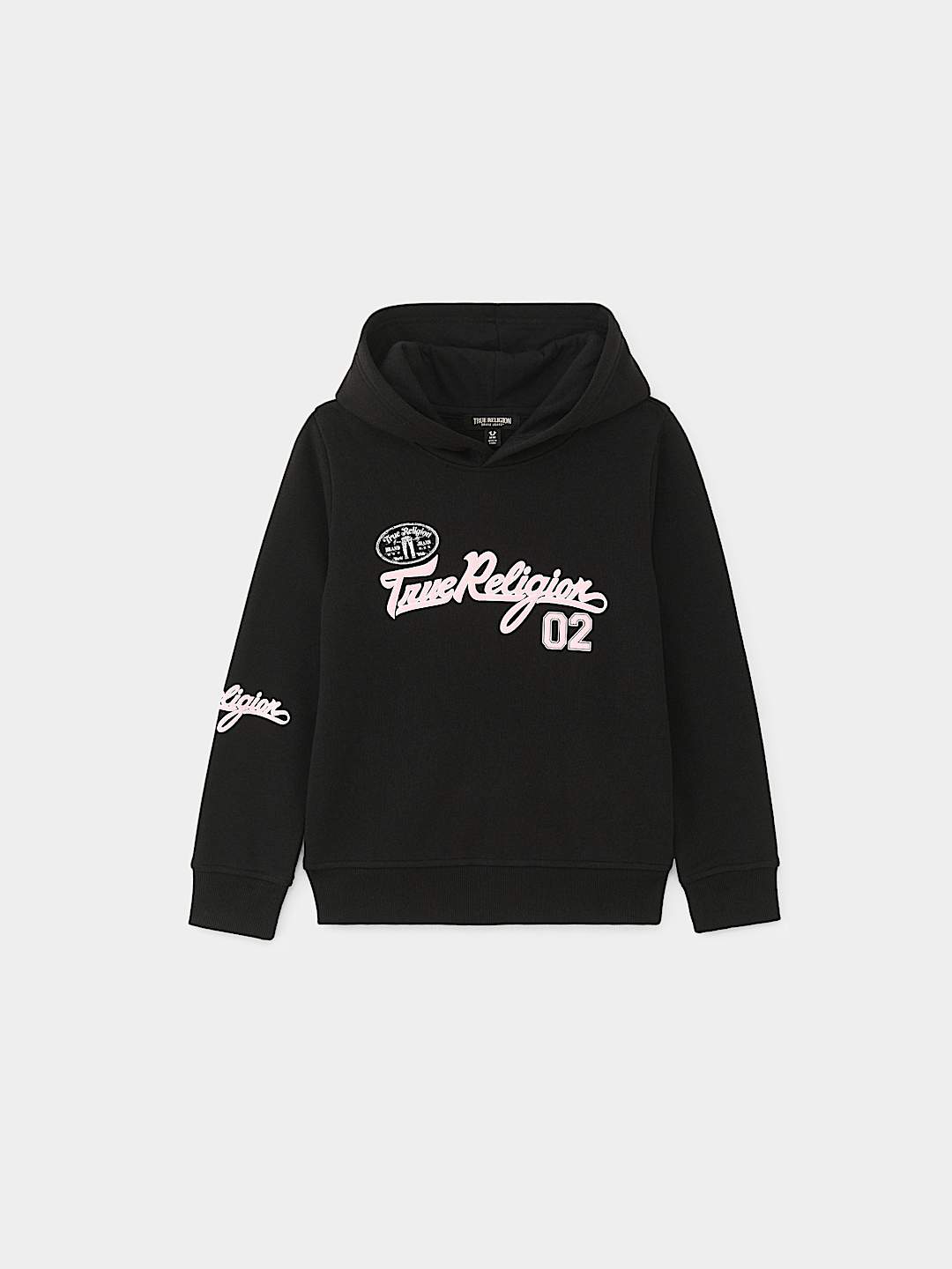 GIRLS COLLEGIATE LOGO PULLOVER HOODIE, image 1