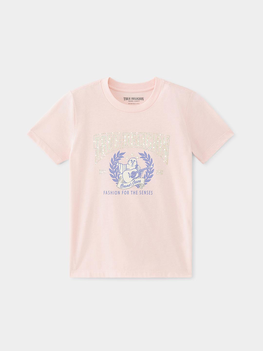 GIRLS CRYSTAL LOGO TEE, image 1