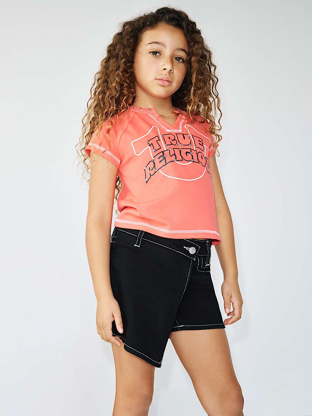 FALDA-SHORT ENVOLVENTE PARA NI&Ntilde;A, image 2