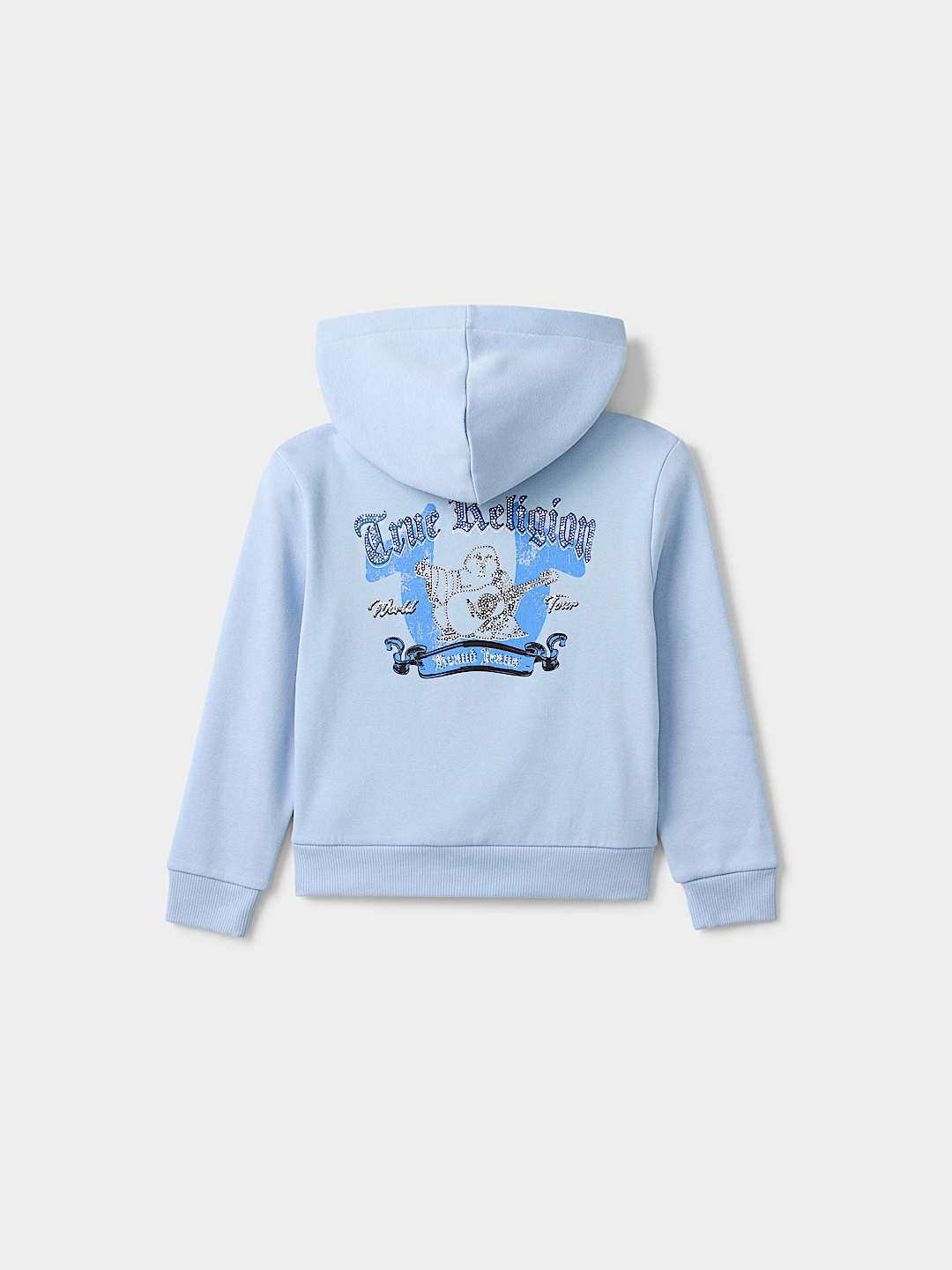 GIRLS CRYSTAL WORLD TOUR LOGO ZIP HOODIE, image 3