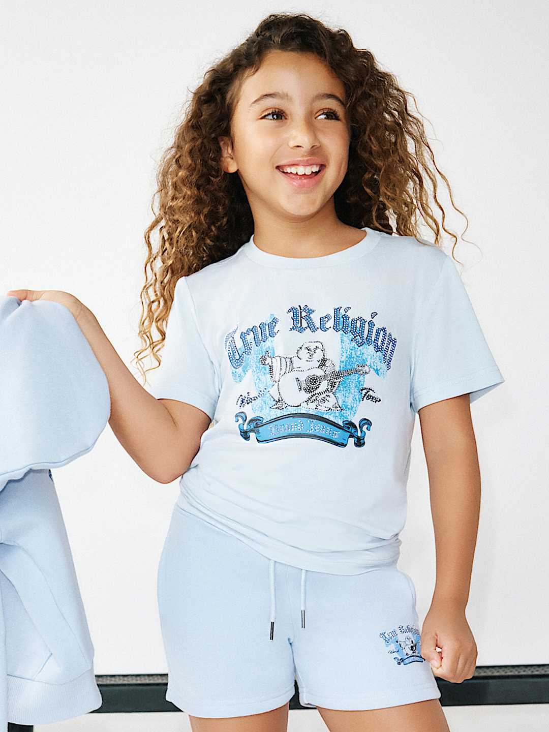 GIRLS CRYSTAL WORLD TOUR LOGO TEE, image 1