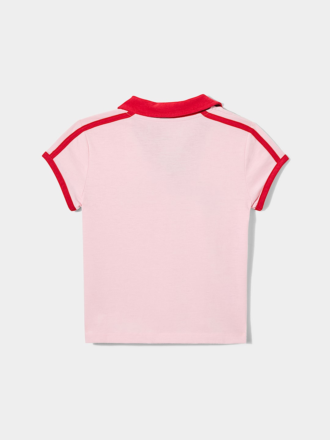GIRLS LOGO PIPING POLO SHIRT, image 2