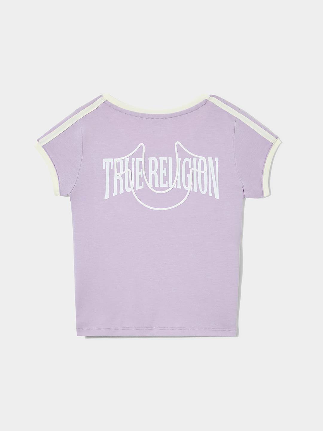 GIRLS ARCHED LOGO HORSESHOE TEE, image 1