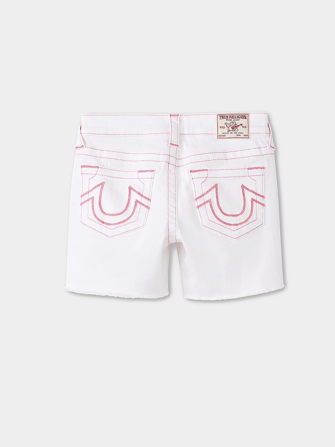 SHORTS CON DOBLADILLO DESHILACHADO Y COSTURA DE CUERDA DE JAYDE PARA NI&Ntilde;A, image 1