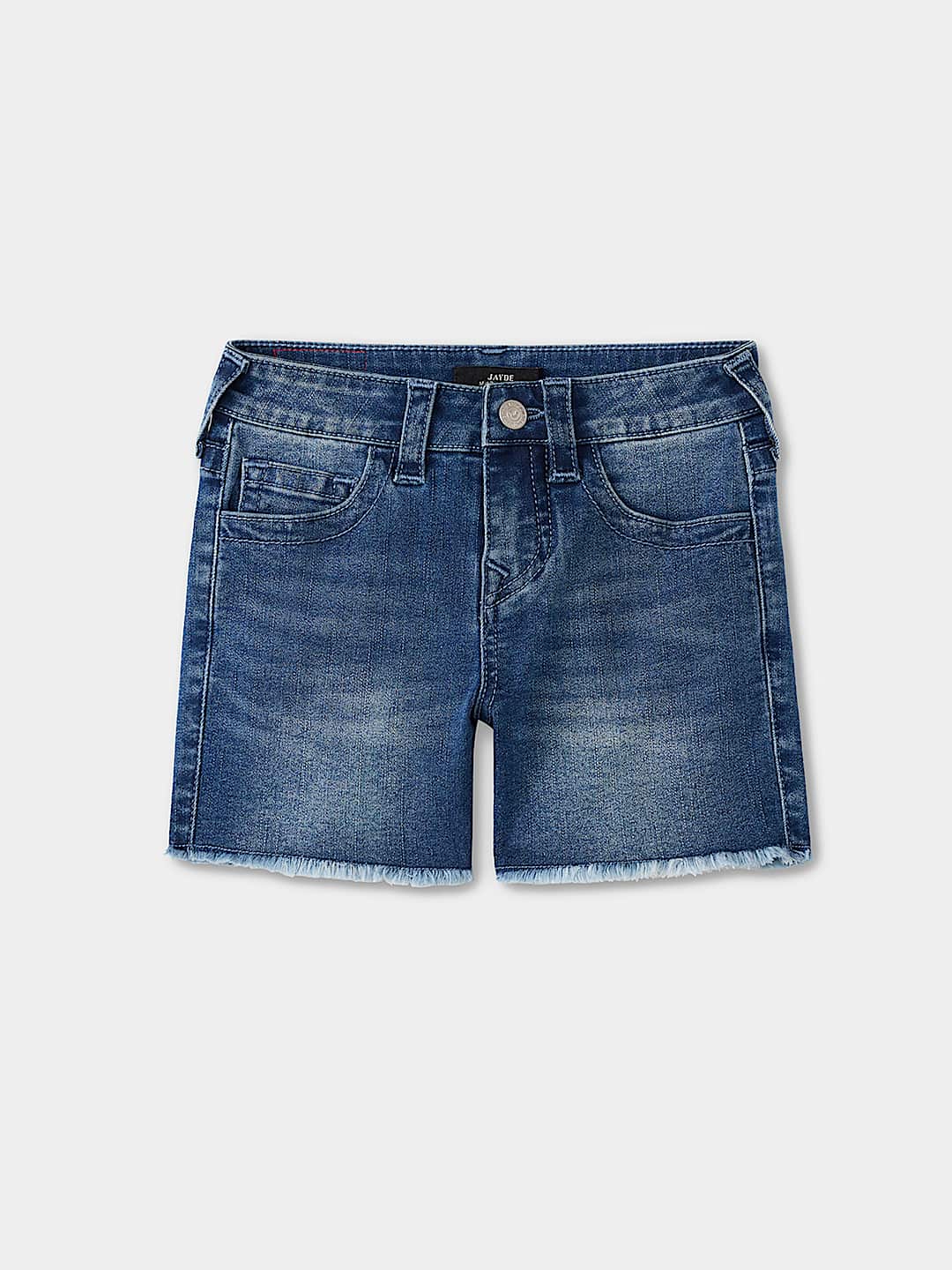 SHORTS CON DOBLADILLO DESHILACHADO DE CRISTAL DE JAYDE PARA NI&Ntilde;A, image 2