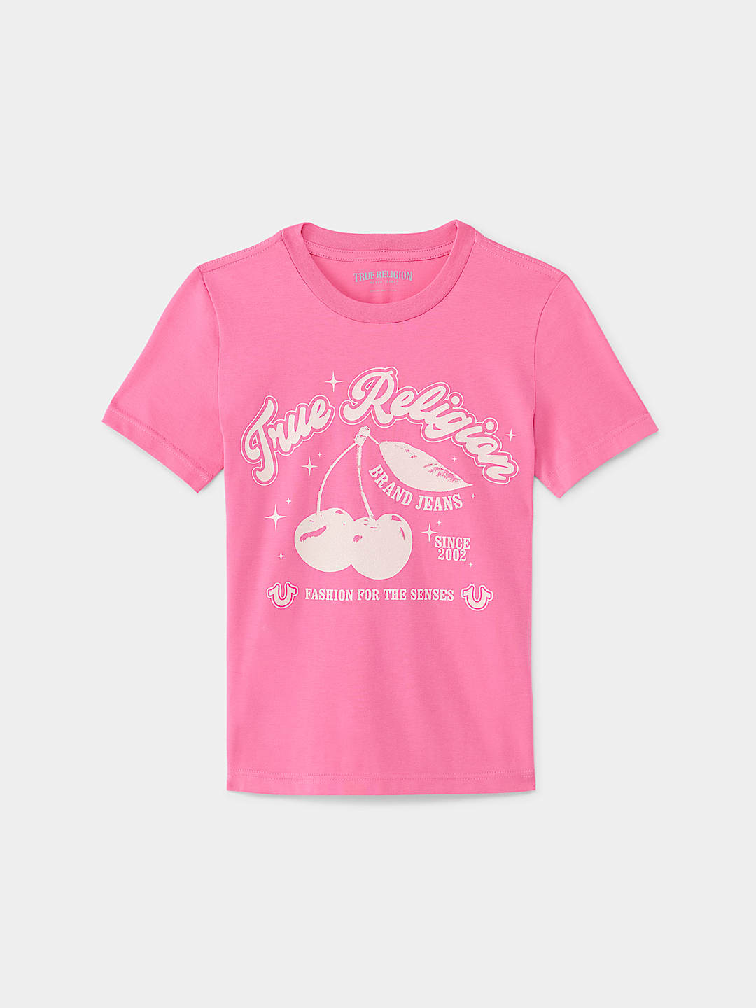 GIRLS CHERRY GLITTER TEE, image 1