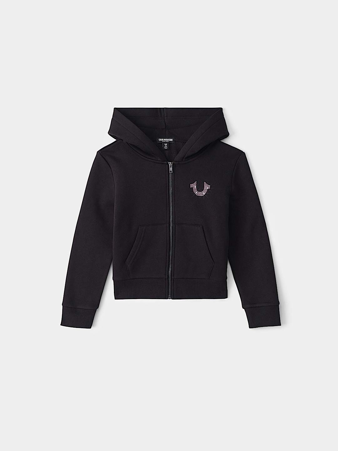GIRLS BUTTERFLY HORSESHOE ZIP HOODIE