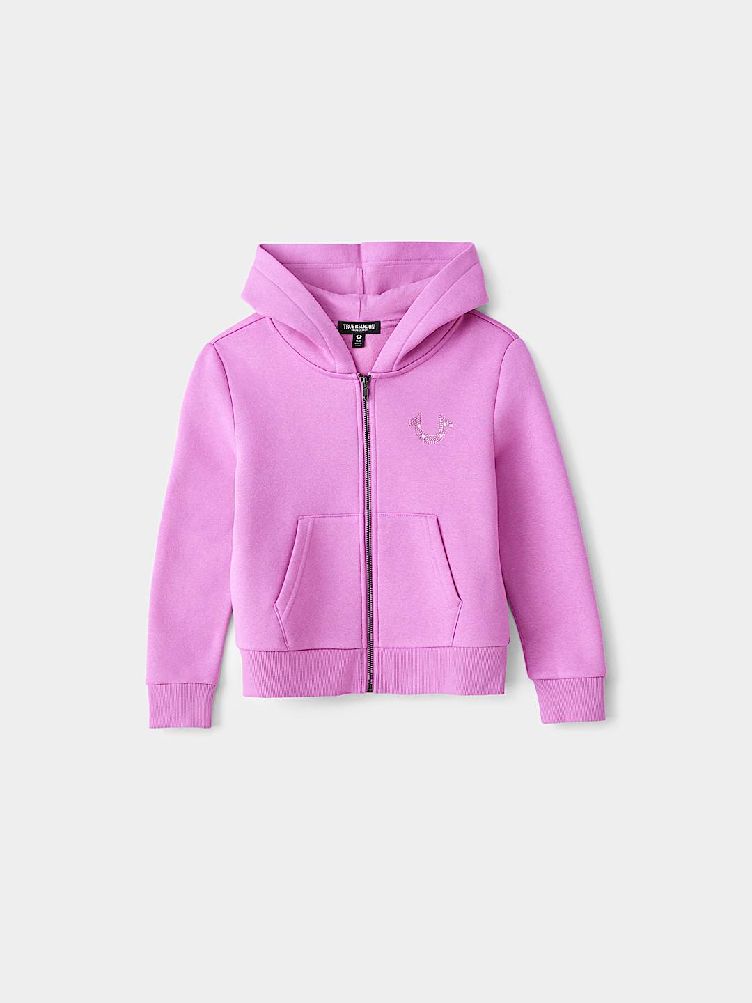 GIRLS BUTTERFLY HORSESHOE ZIP HOODIE
