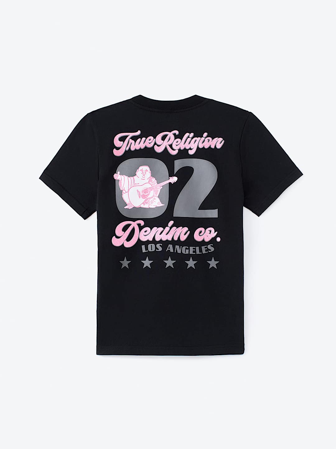 GIRLS GLITTER BUDDHA TEE