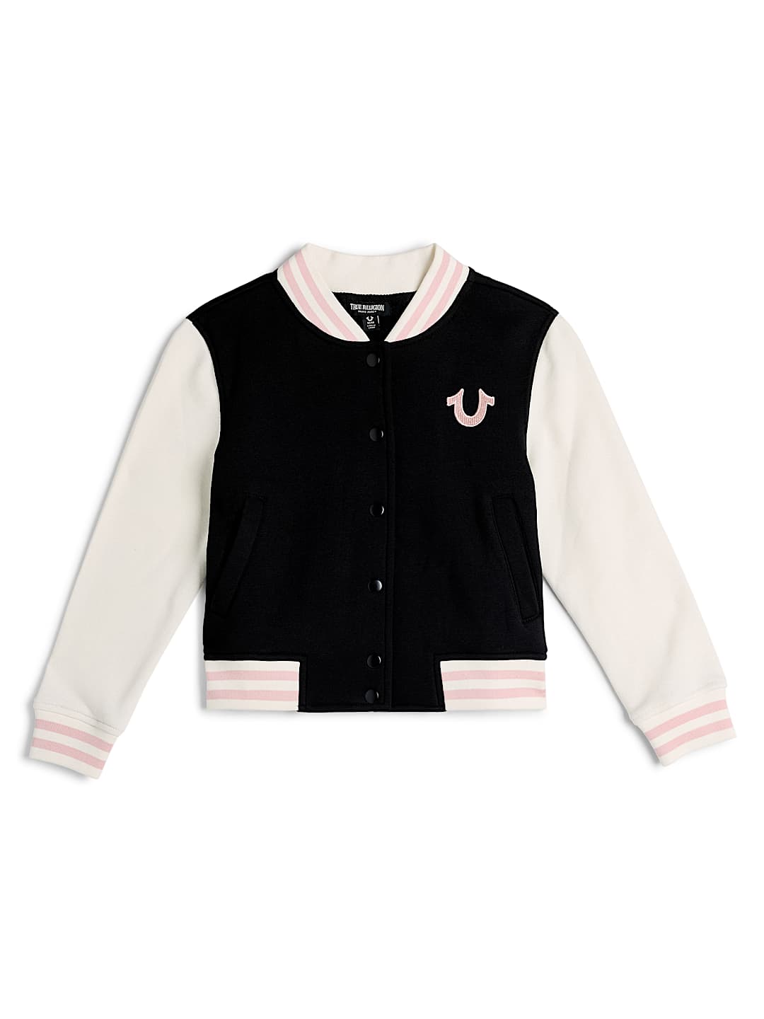 GIRLS FLEECE VARSITY JACKET