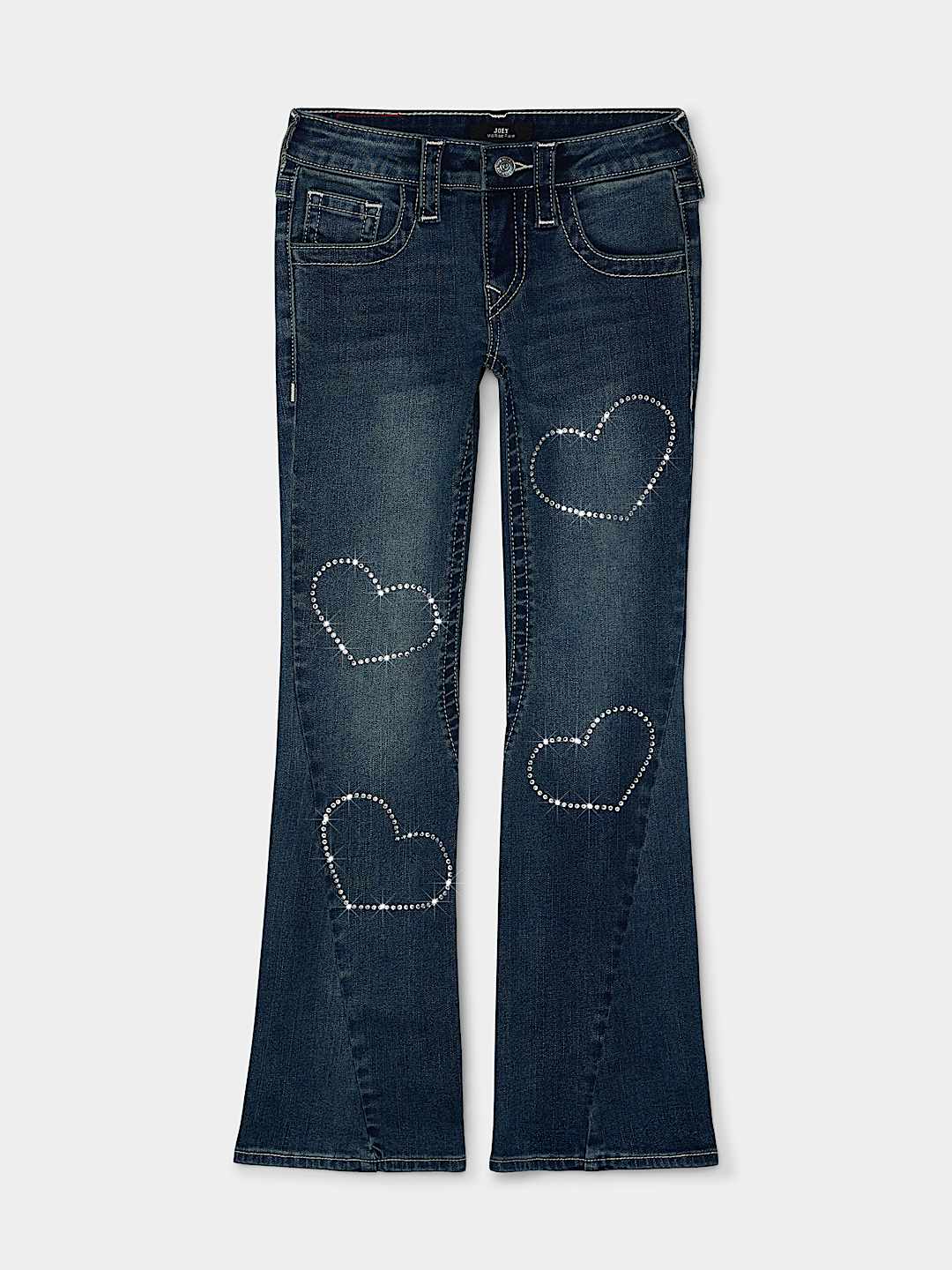 GIRLS JOEY HEARTS FLARE JEAN