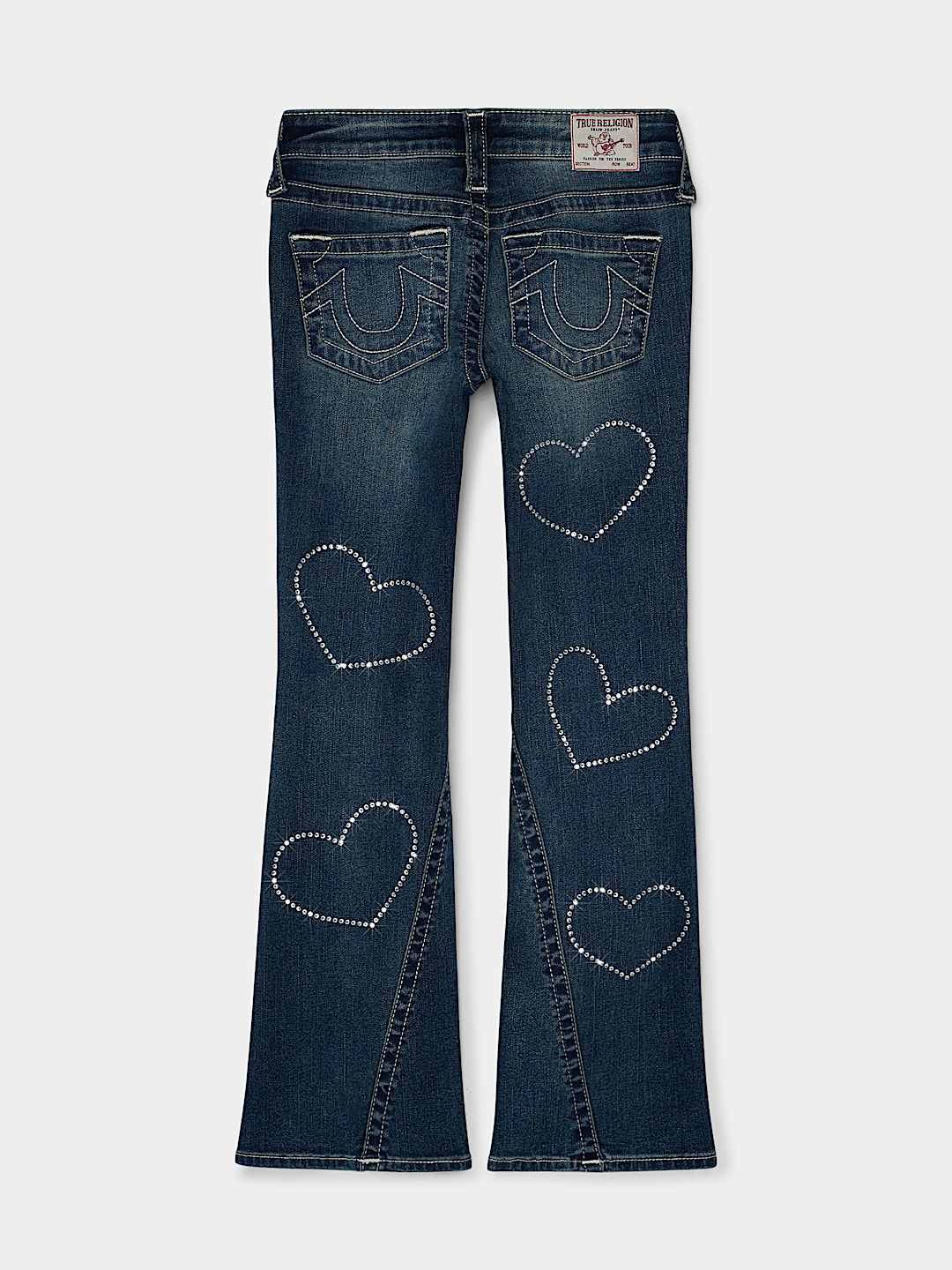 GIRLS JOEY HEARTS FLARE JEAN