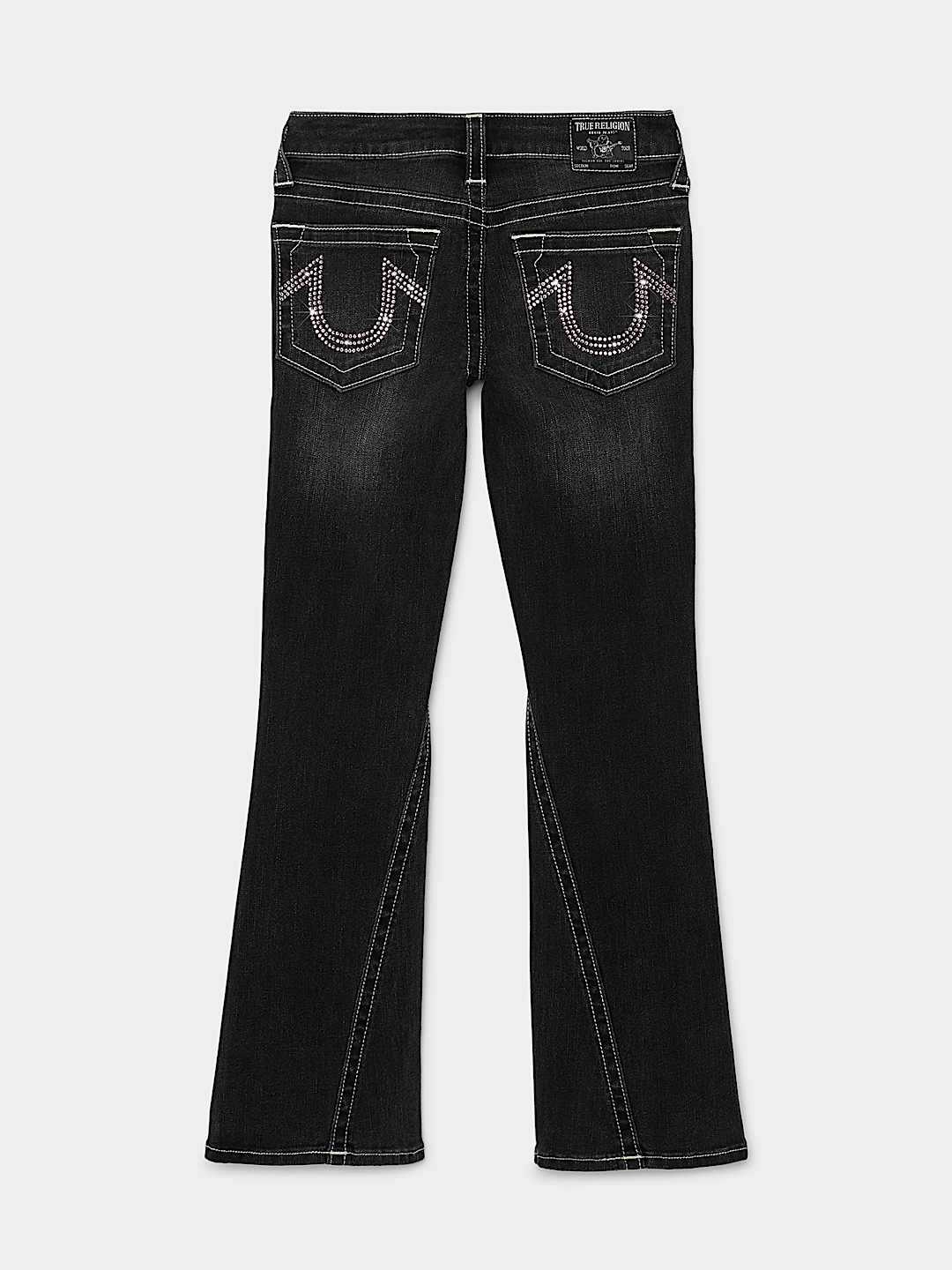 GIRLS JOEY CRYSTAL FLARE JEAN