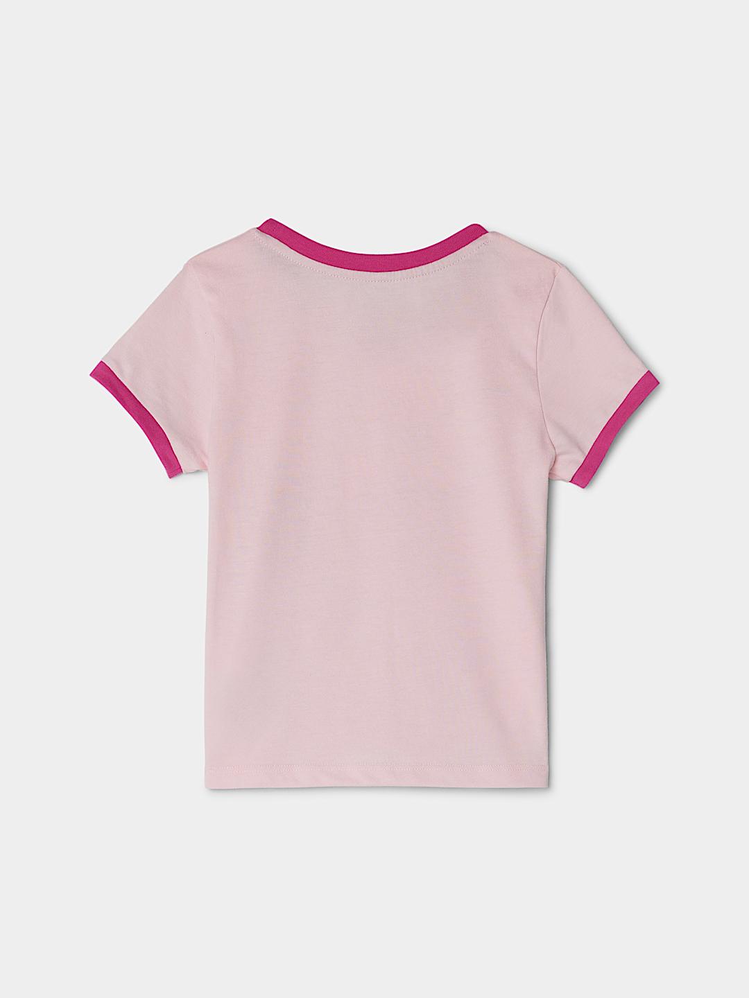 GIRLS TRUE PRINT RINGER TEE