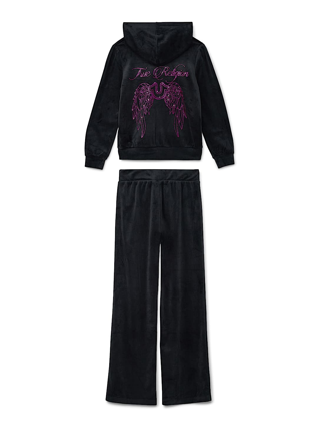 GIRLS 2-PIECE VELOUR WING SET