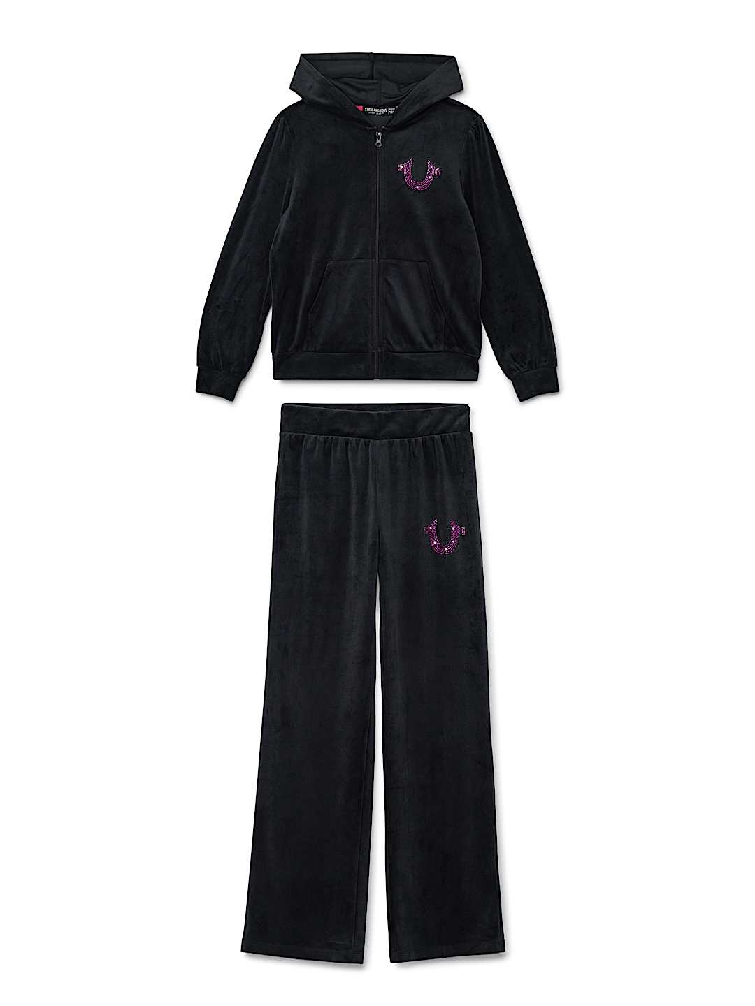 GIRLS 2-PIECE VELOUR WING SET