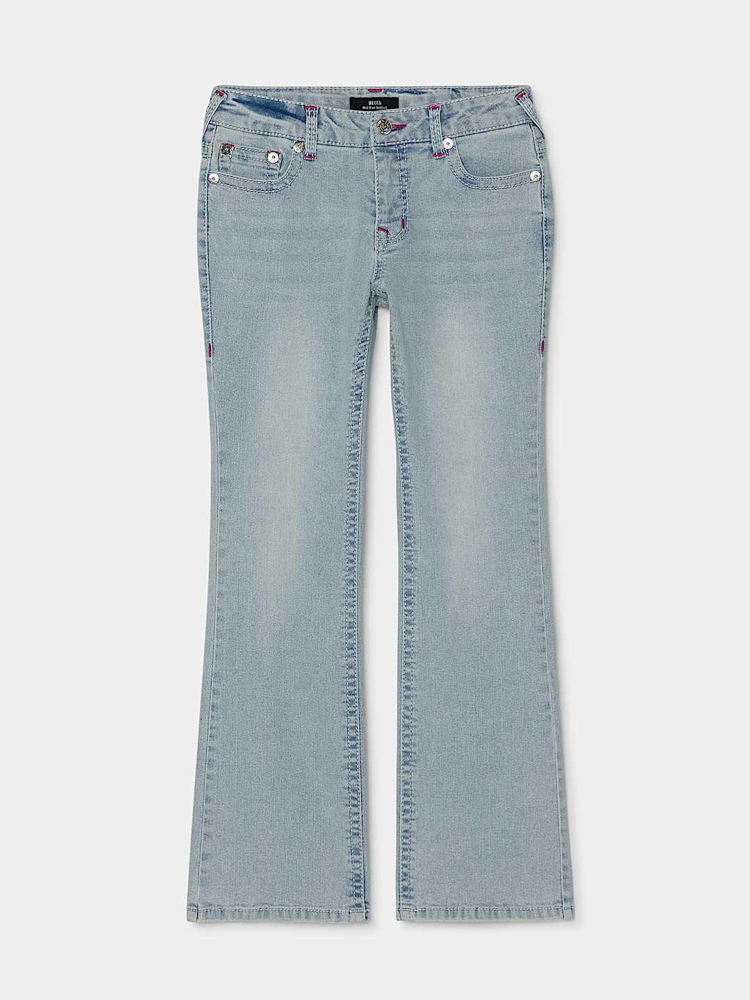 GIRLS BECCA LOGO BOOCUT JEAN