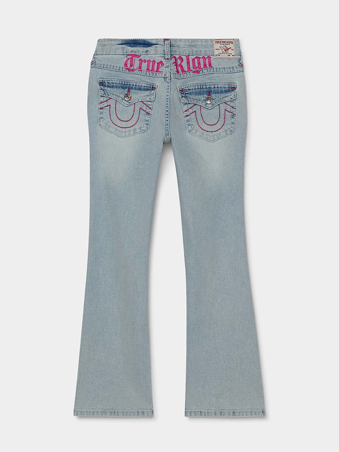 GIRLS BECCA LOGO BOOCUT JEAN