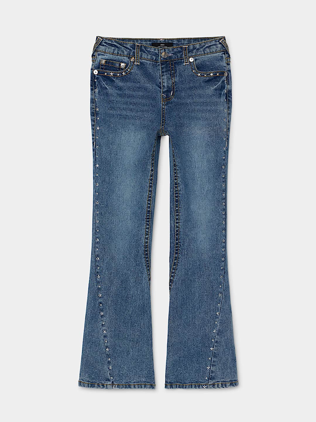 GIRLS JOEY STUDDED FLARE JEAN