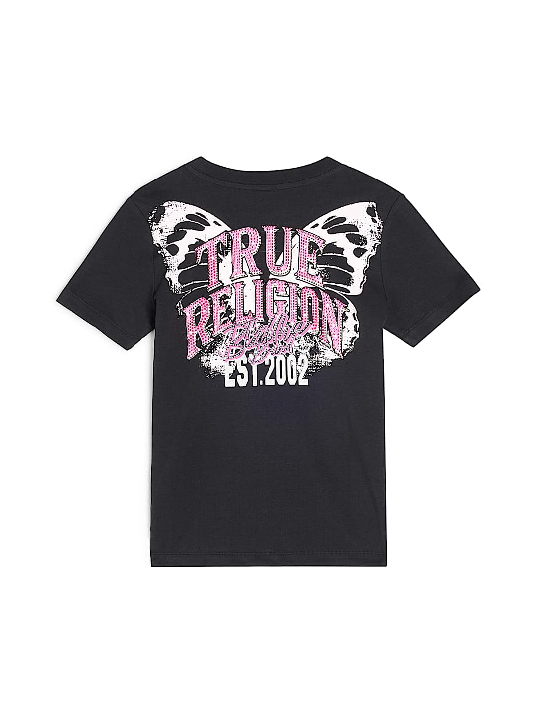GIRLS BUTTERFLY CREWNECK TEE