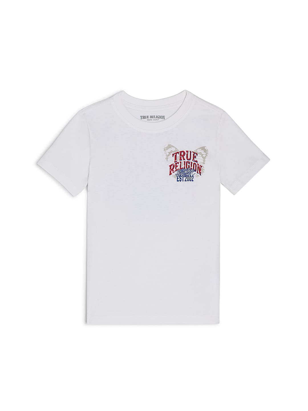 CAMISETA DE CUELLO REDONDO CON MARIPOSA PARA NI&Ntilde;A