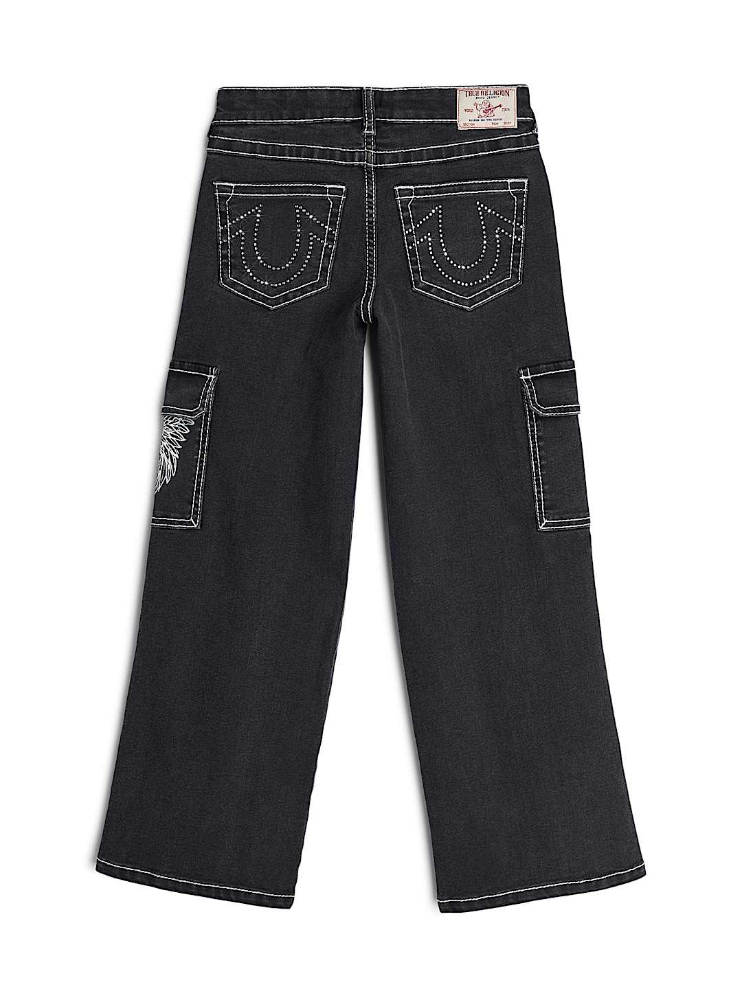 GIRLS LEILA WIDE LEG CARGO JEAN