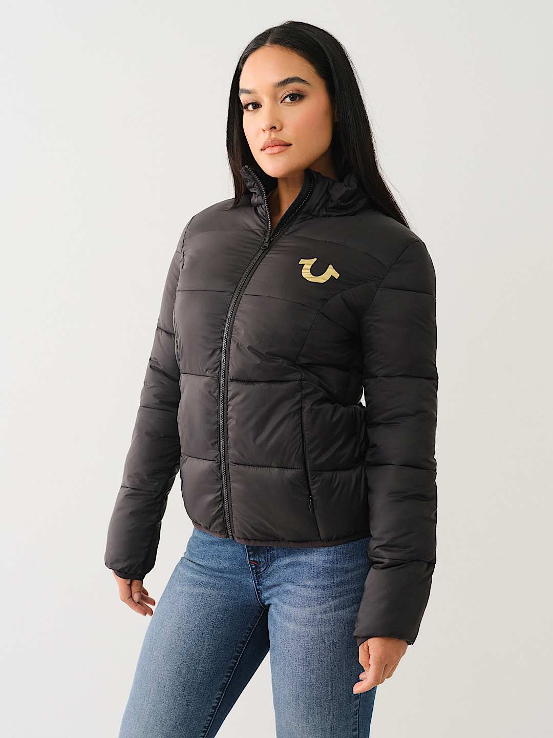 True Religion outlet puffer jacket