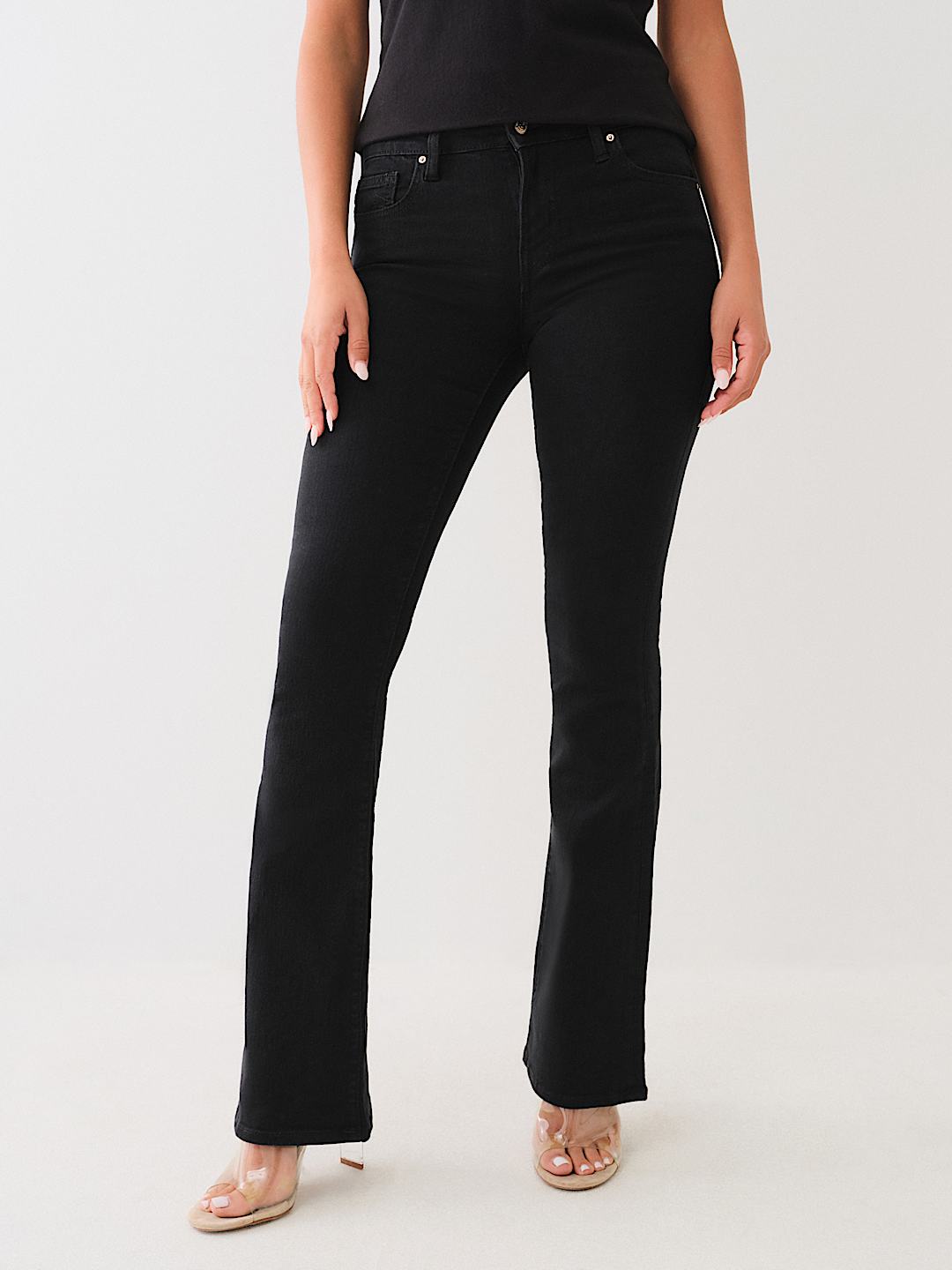 BECCA STUDDED BOOTCUT JEAN