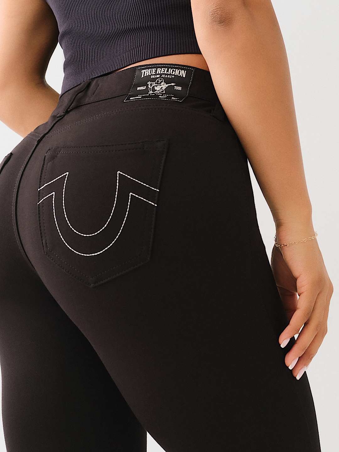 JENNIE PONTE MID RISE SKINNY PANT