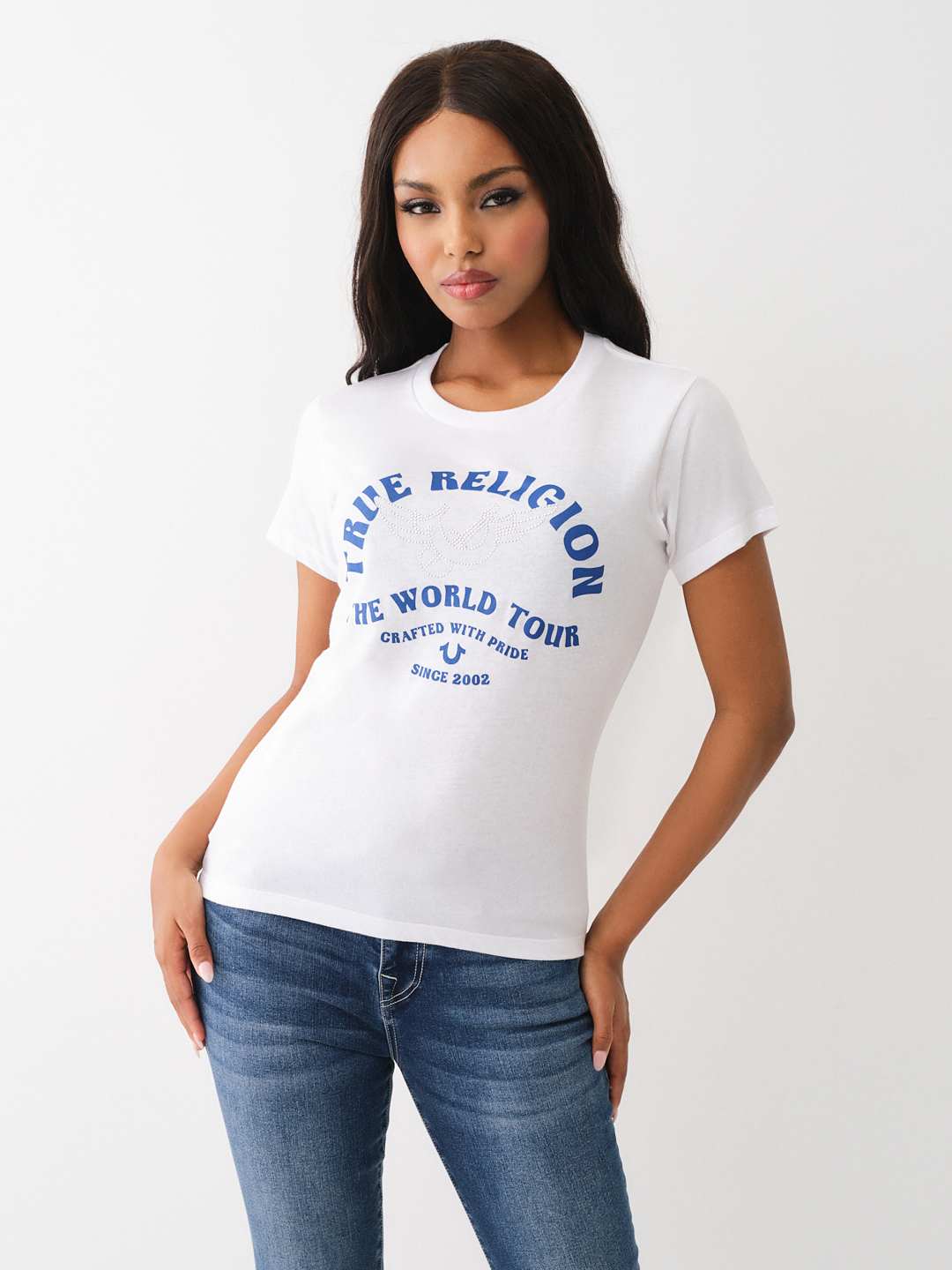 STUDDED WING HORSESHOE TEE, image 1