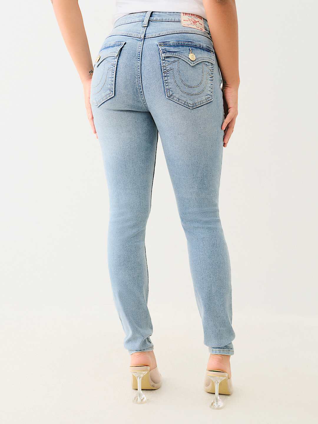 HALLE HIGH RISE SUPER SKINNY JEAN, image 3