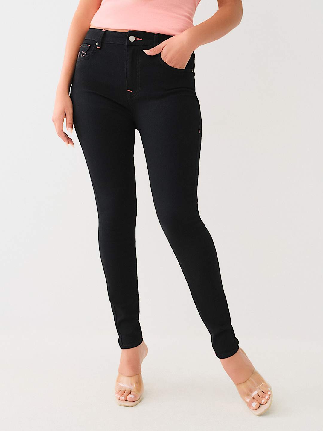 HALLE HIGH RISE SUPER SKINNY JEAN, image 2