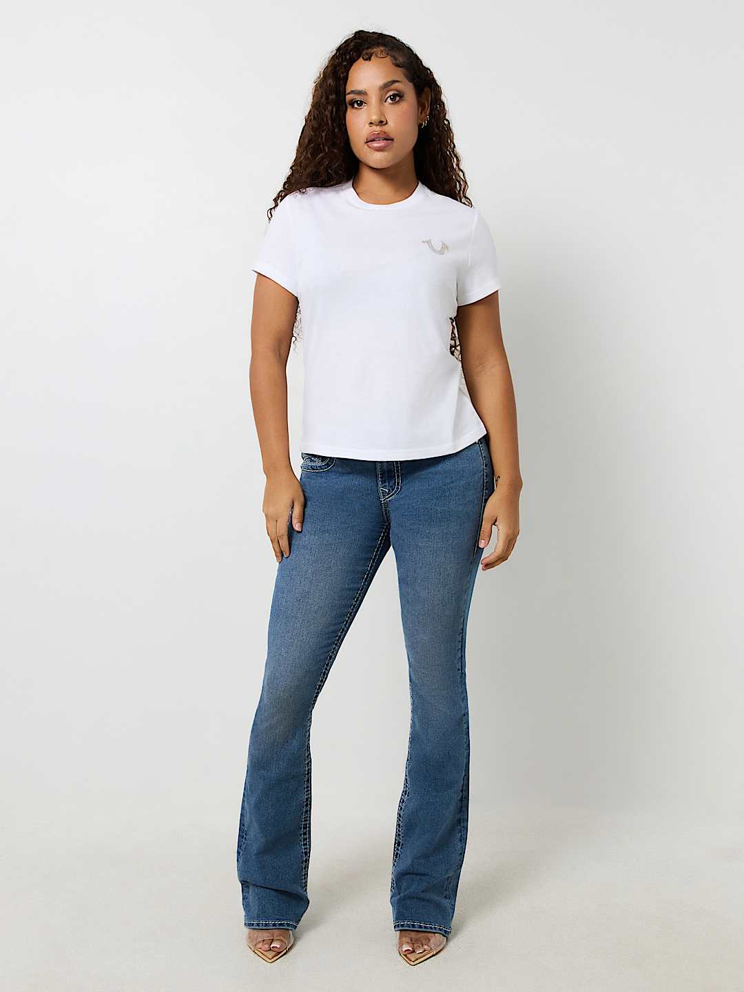 CRYSTAL RETRO WING TEE