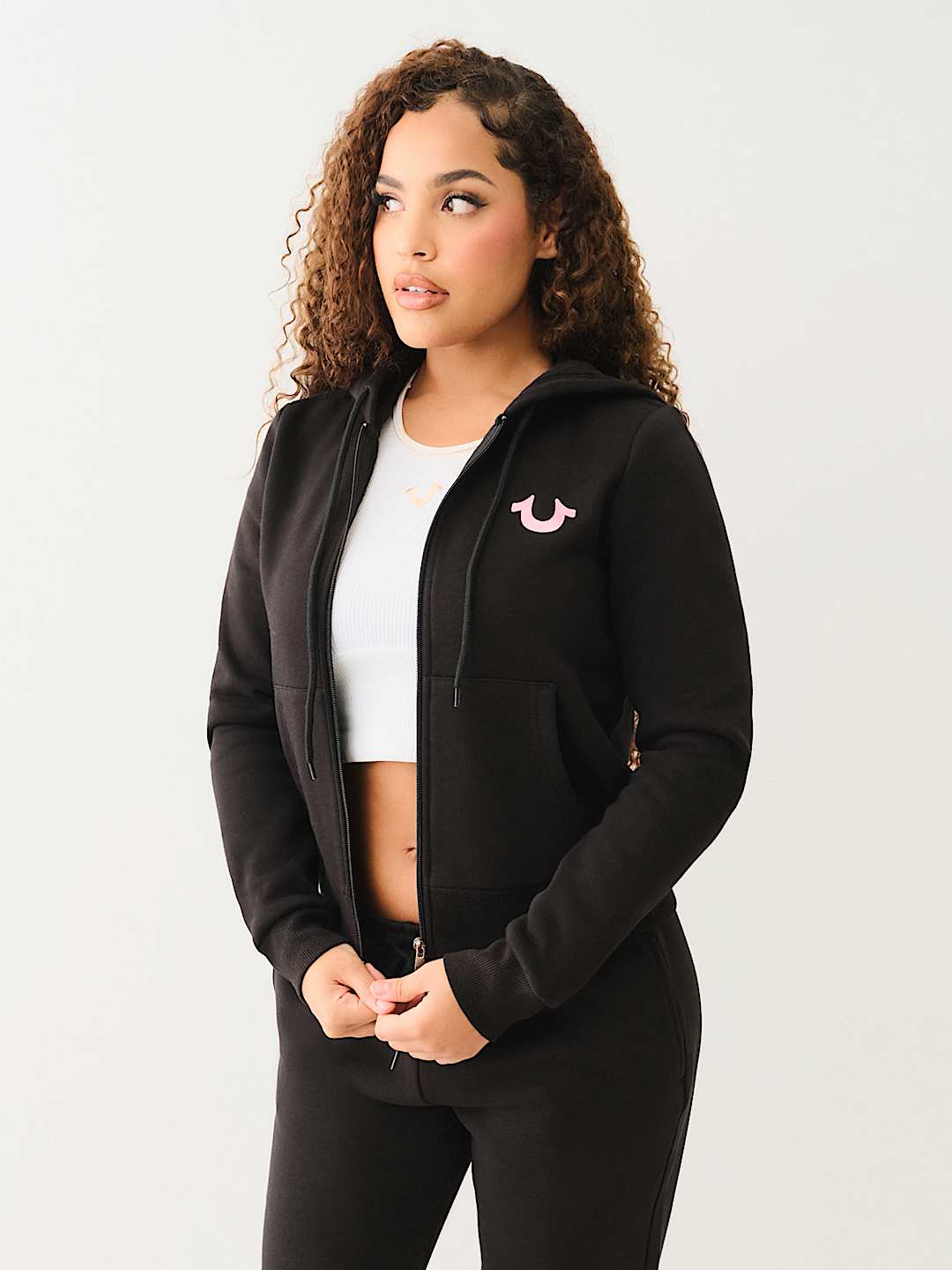 METALLIC HORSESHOE ZIP HOODIE | True Religion