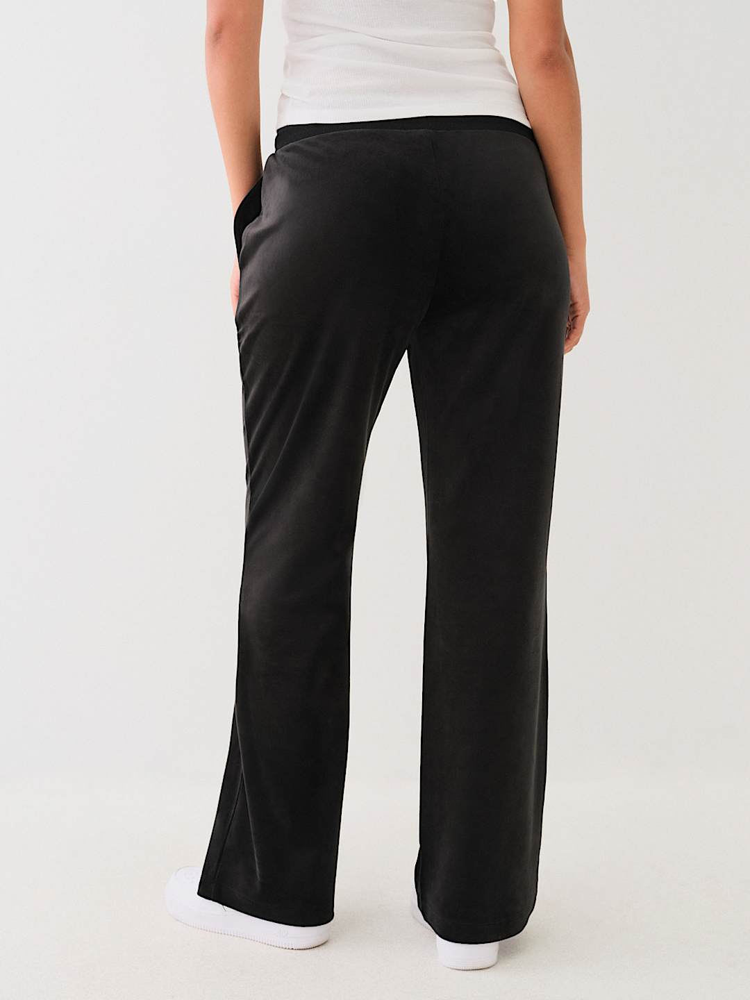 VELOUR STRAIGHT LEG SWEAT PANT, image 2