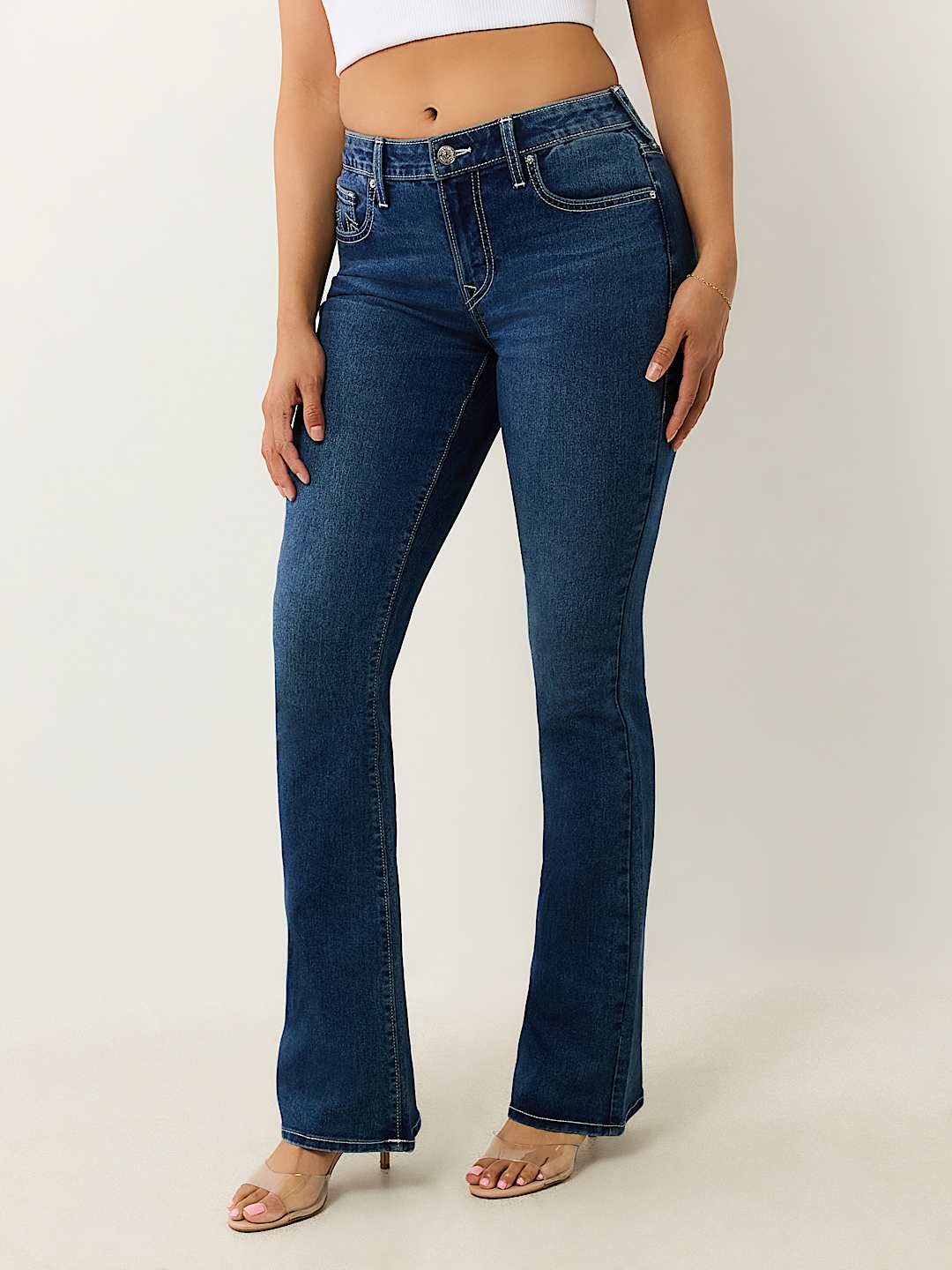BECCA MID RISE BOOTCUT JEAN