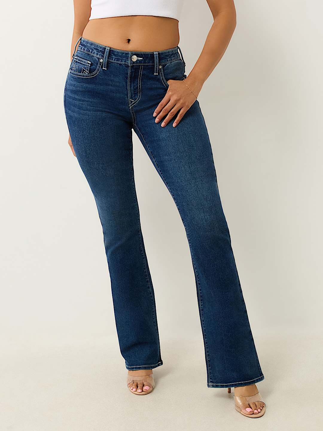 BECCA MID RISE BOOTCUT JEAN