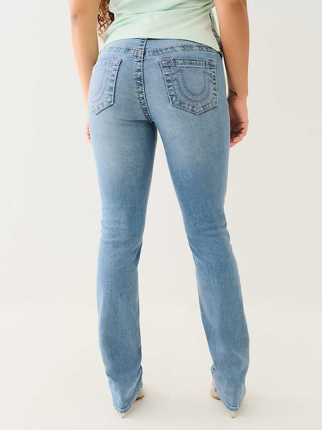 BILLIE BIG T MID RISE STRAIGHT JEAN
