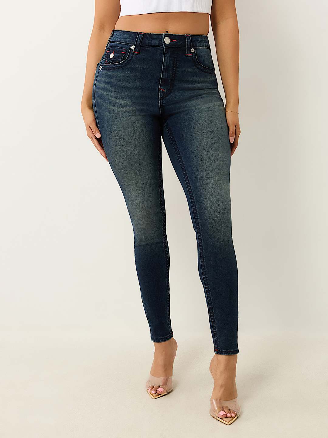 HALLE HIGH RISE BIG T SUPER SKINNY JEAN