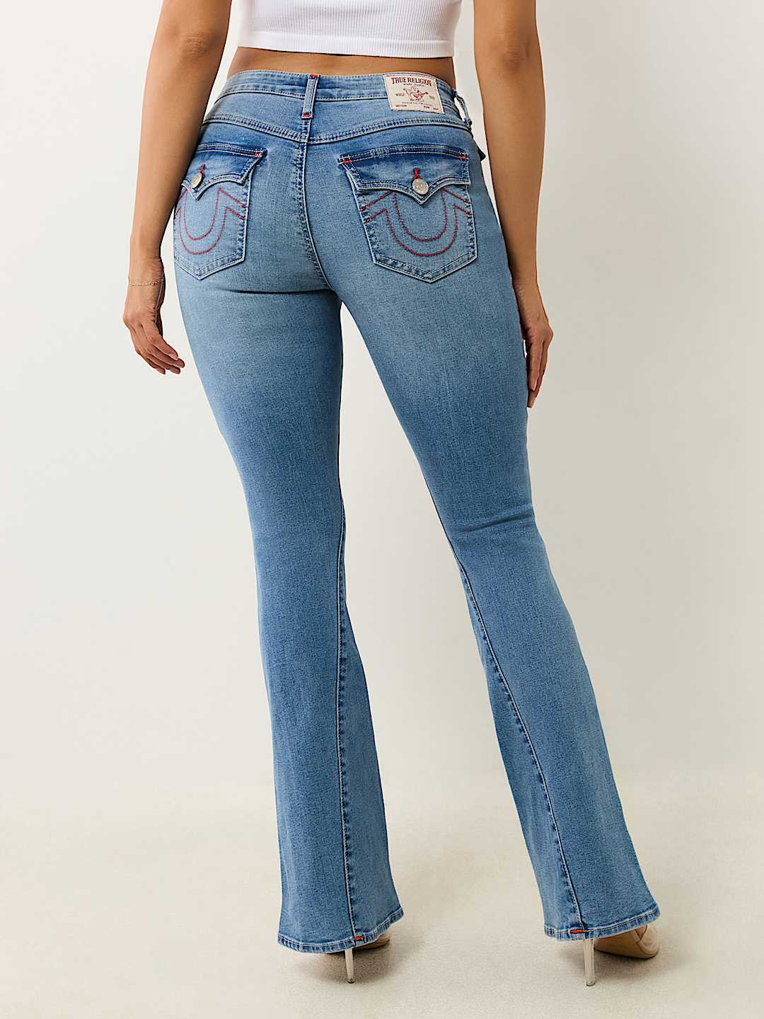 JOEY MID RISE FLAP FLARE JEAN