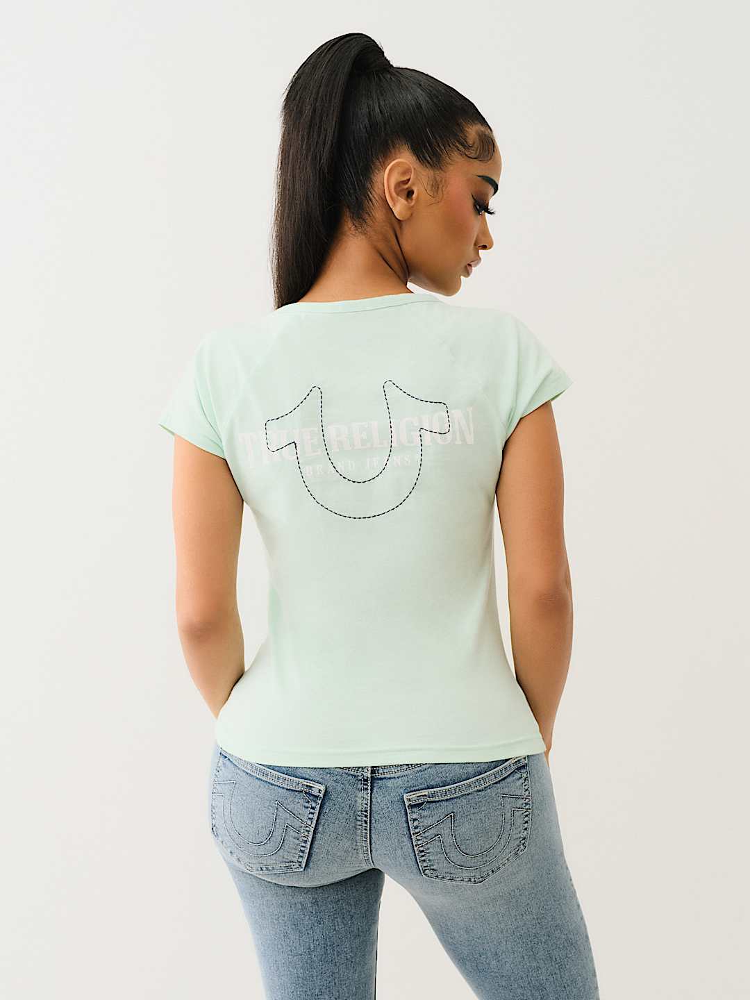 HORSESHOE LOGO RAGLAN TEE