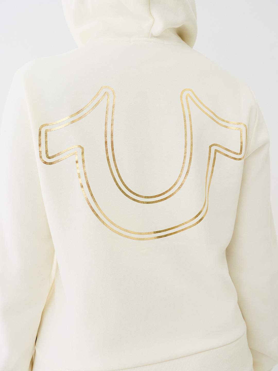 CRYSTAL SCRIPT LOGO ZIP HOODIE, image 1