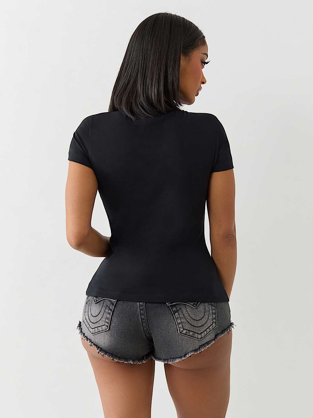 ALLOVER CRYSTAL HORSESHOE TEE, image 5