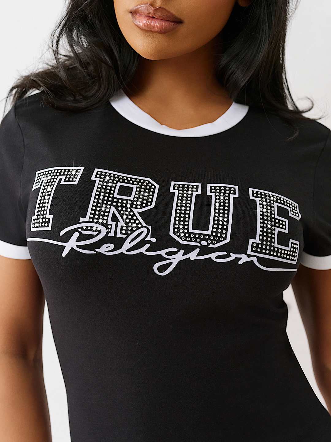 CRYSTAL RINGER BABY TEE