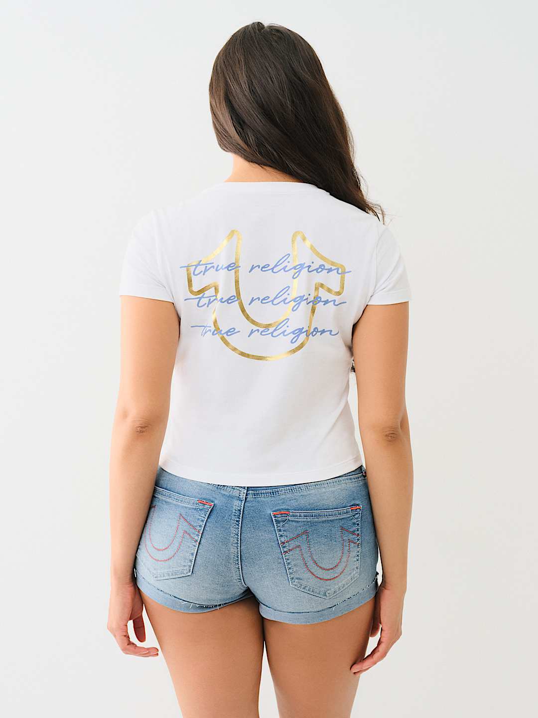 TRI LOGO NOTCH BABY TEE, image 6