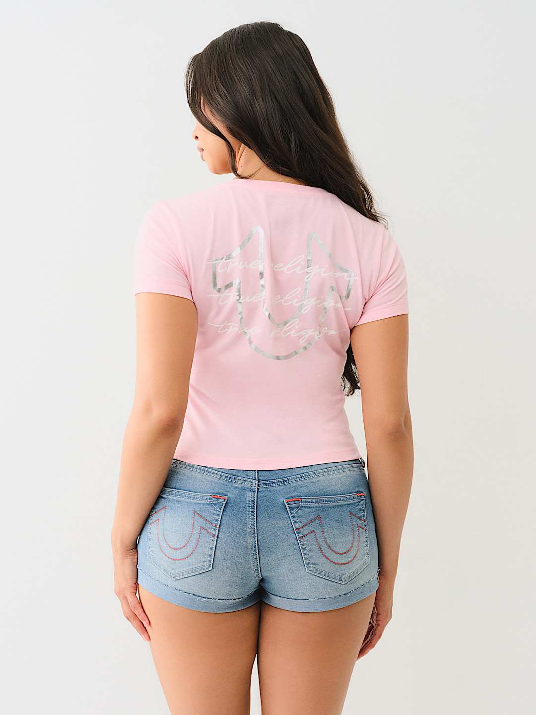 TRI LOGO NOTCH BABY TEE, image 5