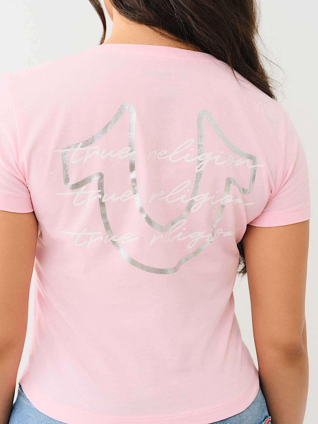 TRI LOGO NOTCH BABY TEE, image 1