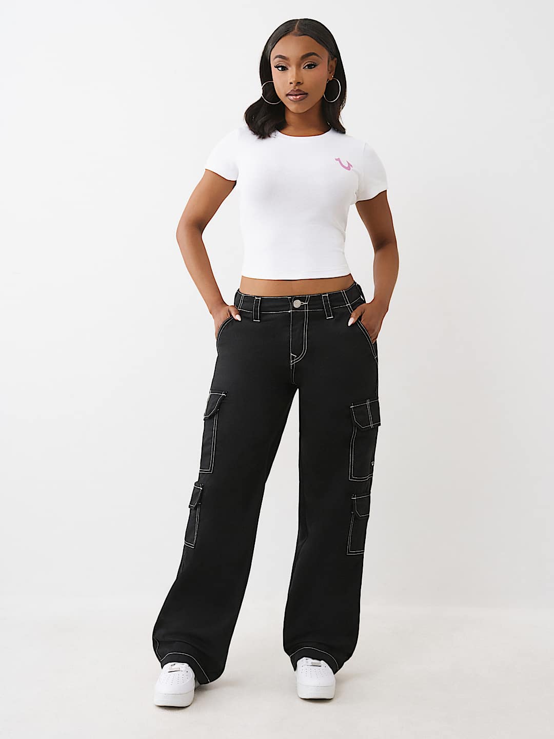 WARPED HORSESHOE SINGLE NEEDLE CARGO PANT, image 2