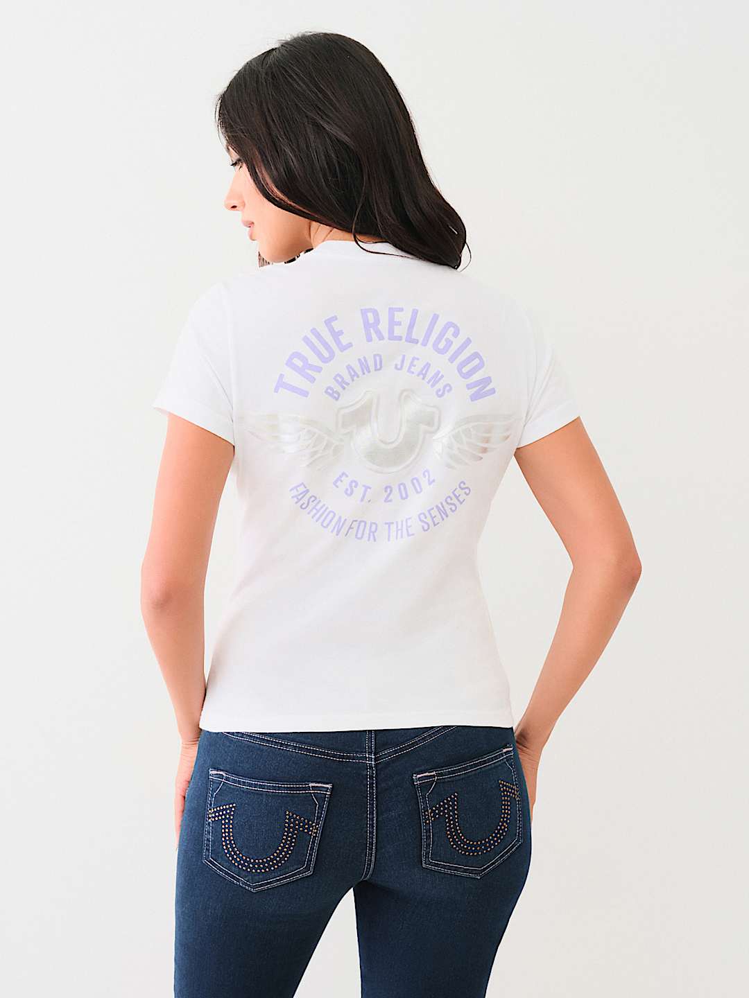 TRUE RELIGION WINGED HORSESHOE TEE, image 4