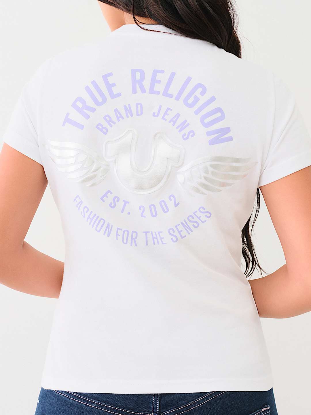 TRUE RELIGION WINGED HORSESHOE TEE, image 1